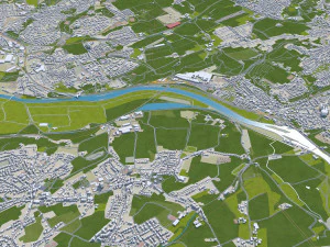 bochum city germany 35km 3D Model