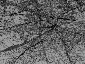 bochum city germany 35km 3D Model