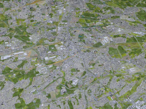 bochum city germany 35km 3D Model