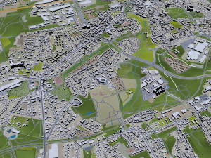 bochum city germany 35km 3D 모델
