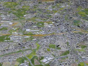 bochum city germany 35km 3D Model