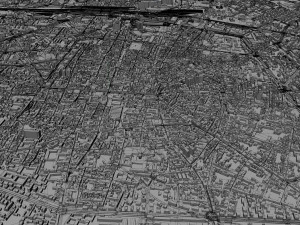 bologna city italy 30km Model 3D