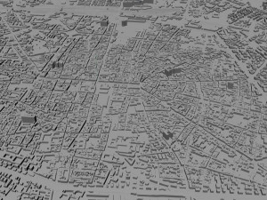 bologna city italy 30km Model 3D