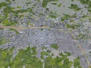bologna city italy 30km Model 3D