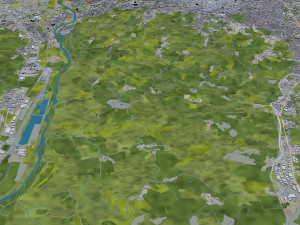 bologna city italy 30km Model 3D