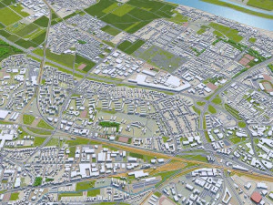 bonn city germany 60 km 3D Model