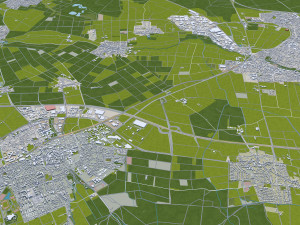 bonn city germany 60 km 3D Model