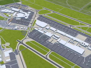 bonn city germany 60 km 3D Model