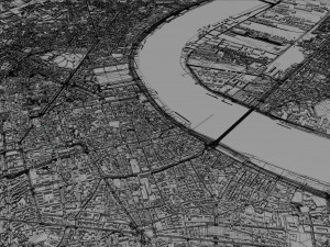bordeaux city france 50km Modelo 3D