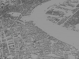 bordeaux city france 50km Modelo 3D