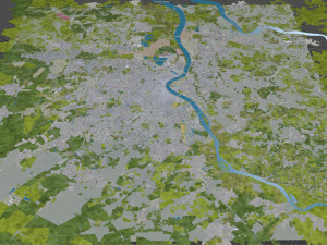 bordeaux city france 50km Modelo 3D