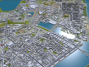 bordeaux city france 50km Modelo 3D