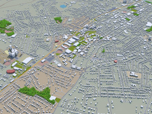 bowling green city kentucky usa 40 km 3D Model
