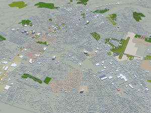 bowling green city kentucky usa 40 km 3D Model