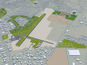 bowling green city kentucky usa 40 km 3D Model
