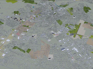 bowling green city kentucky usa 40 km 3D Model