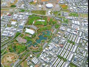 Brasilia city brazil 110 km 3D Model
