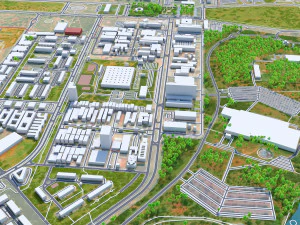 Brasilia city brazil 110 km 3D Model