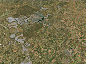 Brasilia city brazil 110 km 3D Model