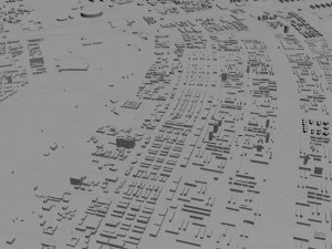 Brasilia city brazil 110 km 3D Model