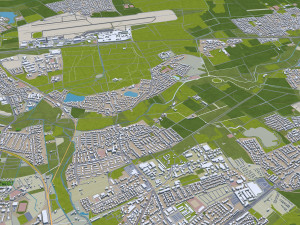 braunschweig city germany 40km Modelo 3D