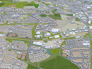 braunschweig city germany 40km Modelo 3D