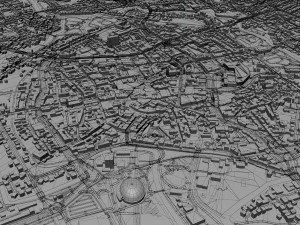 braunschweig city germany 40km Modelo 3D