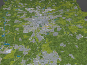 braunschweig city germany 40km Modelo 3D