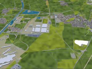 braunschweig city germany 40km Modelo 3D