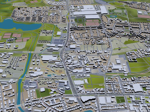 braunschweig city germany 40km Modelo 3D