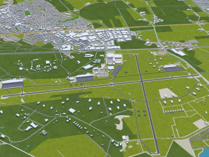 breda city netherlands 50km 3D Model