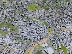 brno city czech republic 40km 3D Model