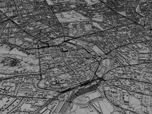 brno city czech republic 40km 3D Model