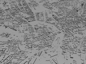 brno city czech republic 40km 3D Model
