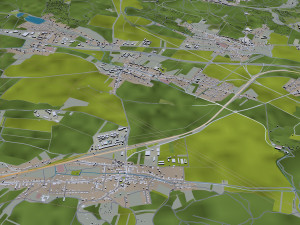 brno city czech republic 40km 3D Model