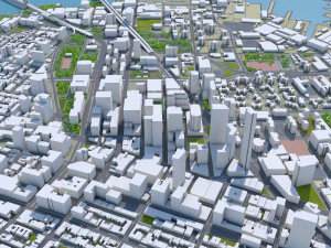 brooklyn city new york 60km 3D Model