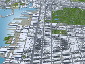 brooklyn city new york 60km 3D Model