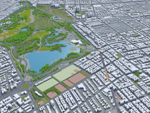 brooklyn city new york 60km 3D Model