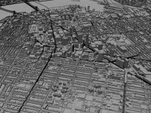 brooklyn city new york 60km 3D Model