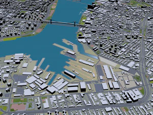 brooklyn city new york 60km 3D Model