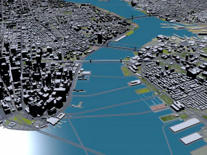 brooklyn city new york 60km 3D Model
