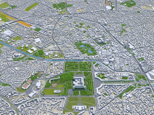 bucharest city romania 40km Modèle 3D