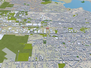 bucharest city romania 40km 3D Model