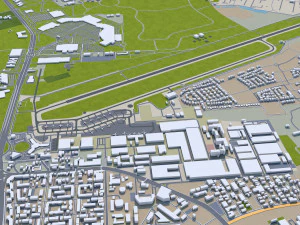 bucharest city romania 40km 3D Model