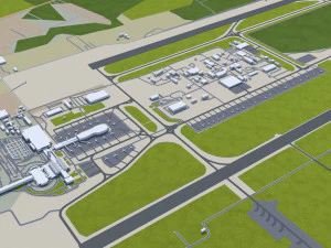 bucharest city romania 40km 3D Model