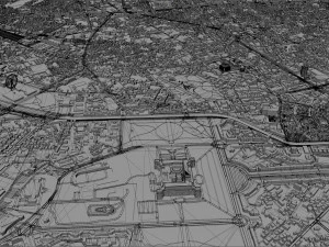 bucharest city romania 40km 3D Model