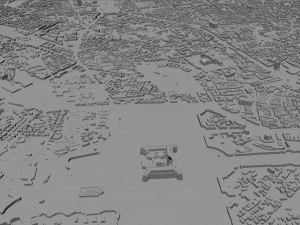 bucharest city romania 40km 3D Model