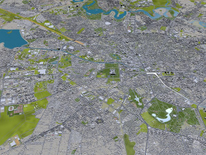 bucharest city romania 40km Modèle 3D