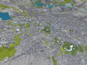 bucharest city romania 40km 3D Model