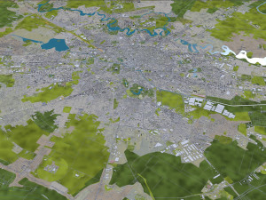 bucharest city romania 40km Modèle 3D